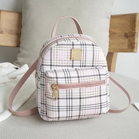 Mini sac à dos pour femmes, sac pour téléphone pour adolescentes, enfants, petit sac à dos multifonction, sac à dos à carreaux pour femmes, sac à dos d'école pour femmes