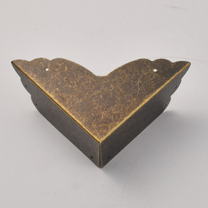 Antique Bronze <b>Corner</b> <b>Protector</b> 70mm Carbon Steel One Piece Molding Drawer Protection - Product Image 1