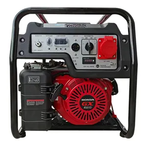 220V Avr 380V 10kva Elektrische Benzine Generator 3-Fase 7000 Watt Benzine Generador Te Koop