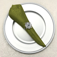 Serviettes de Table en Tissu Élégantes et Décoratives pour Restaurant, Banquet, Mariage et Fête