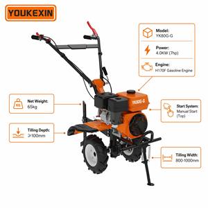 Cultivadora Rotativa a Gasolina YKX de Accionamiento Directo, Mini Cultivadora para Labranza Agrícola y Deshierbe - Product Image 2
