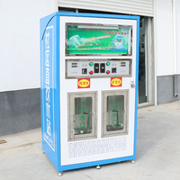 Distributeur d'eau potable purifiée commercial extérieur avec station de remplissage automatique pour bouteilles de 5 gallons