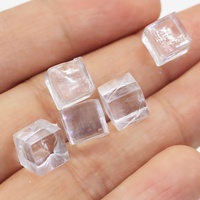 Perles de glaçons transparentes en acrylique de 8mm pour tasse, accessoire de décoration de boissons tropicales