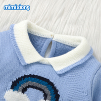 Nouvelle Arrivée Mimixiong Combinaison en Tricot pour Bébé Nouveau-né, Combinaison Boutique, Pull en Tricot