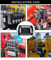 DLK XY20-13-28 Télécommande sans fil bidirectionnelle pour grue montée sur camion, moteur hydraulique, indicateur LED, portée 500m, 2 boutons, piles AAA