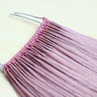 Parrucche di estensione dei capelli del filo del nodo di colore rosa di aspetto grazioso di estensione dei capelli umani vergini di nuovo arrivo 2022