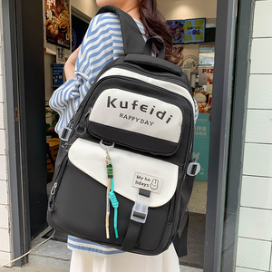 Kufeid Happy Day <b>Backpack</b> 18 In Large Capacity <b>School</b> Bag For Girls Student Use - Product Image 3