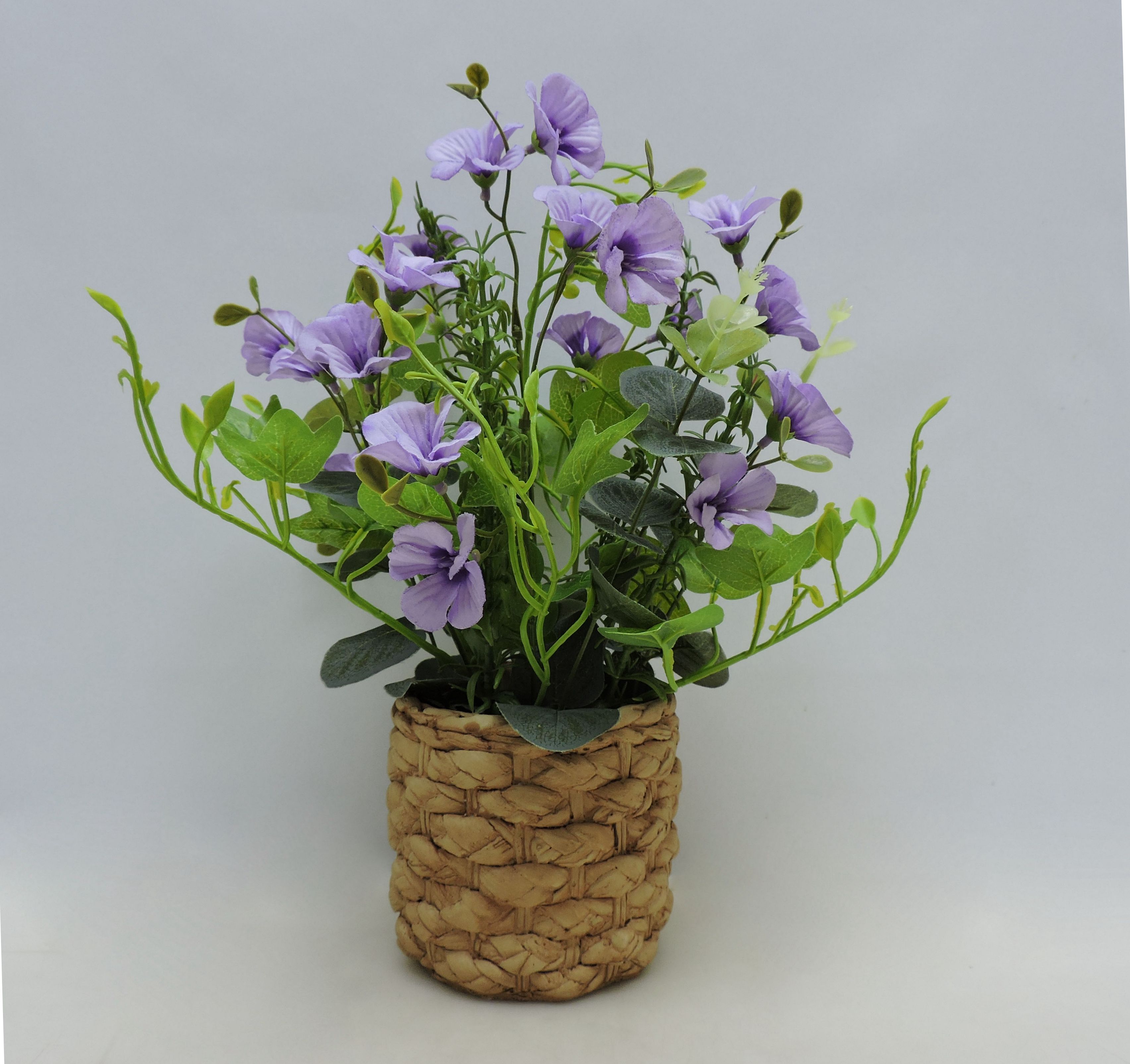 Pot en ciment de 32 cm de haut P220552-32