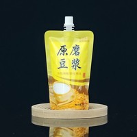 Fabrieksgemaakte 180ml 200ml melkthee drank sap vloeibare verpakking zuigzak fruitpuree gelei staande drinkzak met tuit