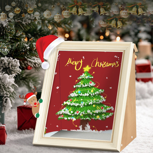 Chuyển Đổi Mèo Giường Gãi Bài Và Hình Ảnh Khung Tự Làm Halloween Giáng Sinh Theo Chủ Đề Sơn Dầu Mèo Nhà - Product Image 2