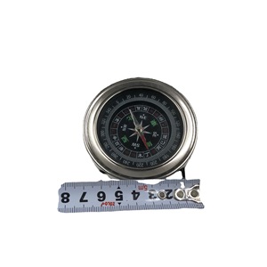 Grande boussole portable personnalisée en usine Boussole en acier inoxydable Boîtier métallique Produits de plein air Boussoles en gros - Product Image 3