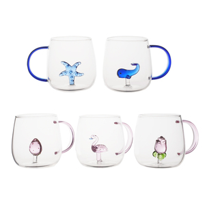 Taza de Vidrio de Borosilicato Hecha a Mano con Diseño Divertido de Fantasma Incorporado, Taza de Agua de Vidrio para Regalos Navideños - Product Image 5