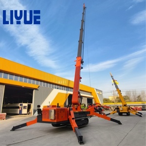 Phổ biến hơn máy xây dựng 12 tấn Spider loại cần cẩu đầy đủ-slewing bùng nổ nhỏ Spider <span class=keywords><strong>Crane</strong></span> - Product Image 2