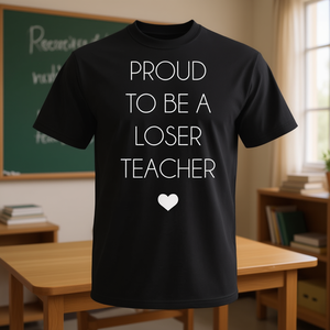 Camiseta Proud To Be A Loser Teacher, regalo para profesores - Product Image 3