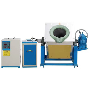 Calentador de Inducción de Frecuencia Media, Horno Pequeño para Fundir Metales como Oro, Plata, Cobre, Acero, Hierro y <span class=keywords><strong>Aluminio</strong></span>, 380V 1800 - Product Image 2