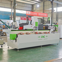 Machines de fabrication de fenêtres et de portes en PVC, découpe automatique de profilés en aluminium de 800 mm, serrures de porte, fraisage CNC, perçage de métaux