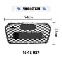 Fabricant professionnel de calandre avant RS7 2016-2018 pour Audi A7 (avec ou sans trou pour caméra et vision nocturne) calandre avant Audi A7