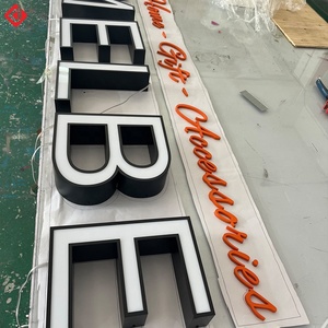 Personalizado a prueba de agua LED iluminado al aire libre tienda de luz 3D letras de canal <span class=keywords><strong>canta</strong></span> escaparate al aire libre Frontlit LED signos para negocios - Product Image 5