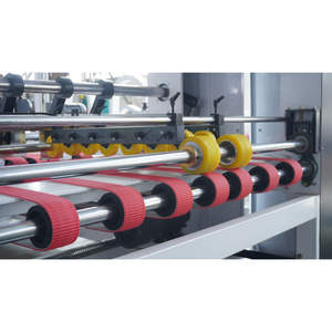 QZD High-Speed Automatische Folder Gluer Machine voor golfkarton, koudlijm, hotmeltlijm, folie verpakking, volautomatische installatie - Product Image 3