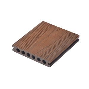 Phong cách hiện đại 18mm ngoài trời Vườn decking co-đùn <span class=keywords><strong>WPC</strong></span> với hạt gỗ vật liệu composite bền và phong cách - Product Image 2