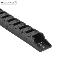 Chaîne de traînée de transporteur de câble de couleur noire en nylon en plastique de 15mmX50mm pour la machine d'imprimante 3D