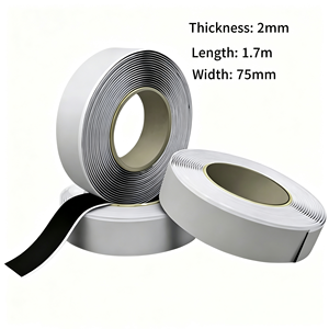 Bande d'étanchéité en caoutchouc butyle double face imperméable de 2 mm pour portes de voiture, joints de camping-car, étanchéité de bateaux, bande butyle EDPM - Product Image 3