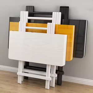 Mesa plegable cuadrada moderna, muebles <span class=keywords><strong>de</strong></span> comedor simples y portátiles para familias <span class=keywords><strong>pequeñas</strong></span> o estanterías <span class=keywords><strong>de</strong></span> habitaciones <span class=keywords><strong>de</strong></span> <span class=keywords><strong>alquiler</strong></span> para uso doméstico - Product Image 6