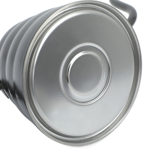 Ensemble de machine à expresso classique en acier inoxydable <span class=keywords><strong>avec</strong></span> couvercle Moka Pot Verser Drip Pot Outils à thé pour percolateurs à <span class=keywords><strong>café</strong></span> faits maison - Product Image 3