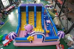 <span class=keywords><strong>Location</strong></span> de châteaux gonflables Dongyuan, château gonflable Moonwalk, toboggan aquatique, château gonflable en PVC, taille personnalisée, châteaux pour enfants, châteaux touristiques - Product Image 2