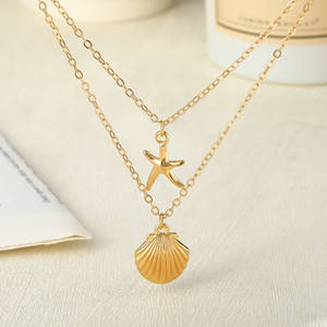 Nuevo collar de cadena de eslabones de bola de perla de Tahití de doble capa, joyería de mujer de estilo étnico de compromiso al por mayor - Product Image 2