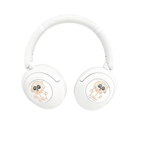 Casque intelligent sans fil, écouteurs sportifs et casque supra-auriculaire, casque capsule mignon de couleur macaron pour enfants