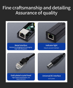 Norme IEEE 802.3At/Af 1.2A POE non isolé 48V vers 12V 10/100 Mbps RJ45 pour commutateurs réseau et caméras IP - Product Image 4