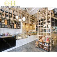 Muebles de Tienda Comerciales Personalizados para Cafetería, Decoración de Madera, Diseño de Mostrador para Cafetería, Mueble de Bar para Tienda de Dulces