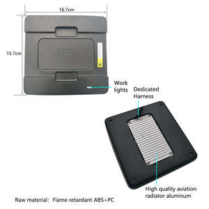 Chargeur sans fil pour Toyota FJ Cruiser, compatible avec les modèles 2007-2020 - Chargeur rapide pour téléphone de voiture - Product Image 4