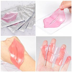 Mascarilla para el cuidado de los labios, etiqueta privada vegana, hidratante orgánico, gel dorado brillante, rosa, transparente de colágeno para labios - Product Image 5