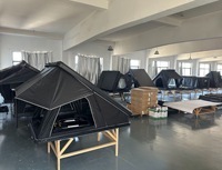 Tente de camping facile à installer, ouverture rapide, portable, tente de toit rigide pour voiture, tente de toit pour camping-car tout-terrain