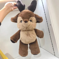 Peluche cochon mignon West Highland, série animaux en fourrure, anti-stress, coton PP