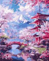 Kit de peinture acrylique par numéros 40*50cm, paysage à peindre soi-même, haute couverture, sans cadre, vente en gros