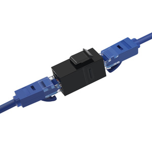 Ventes directes <span class=keywords><strong>RJ45</strong></span> 8P8C CAT5e CAT6 Informations de transmission du réseau Module UTP STP Jacks Keystone <span class=keywords><strong>Coupleur</strong></span> en ligne pour plaque frontale - Product Image 2