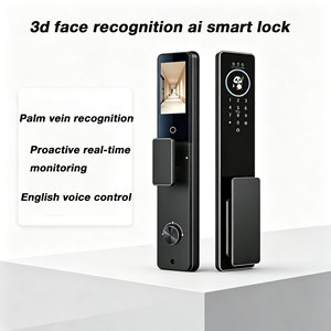 Glomarket Fully Automatic Smart Door <b>Lock</b> Palm Vein 3D Facial Recognition TUYA APP Remote Video Smart <b>Lock</b> for Home Apartment - Product Image 3
