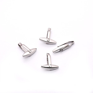 Pince à cravate en acier inoxydable, longueur 26 mm, poids 1,5 g, accessoire de bijoux DIY pour hommes - Product Image 4
