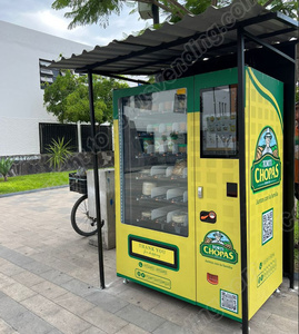 Hiện đại Combo lạnh bán hàng tự động <span class=keywords><strong>kiosk</strong></span> với thang máy cơ chế kim loại đồng xu QR mã & thẻ Hệ thống thanh toán - Product Image 3