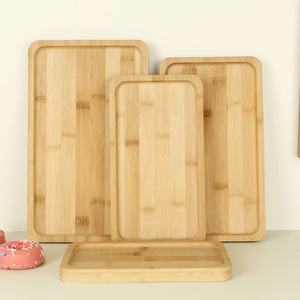 Bamboo Serving <b>Tray</b> Rectangular 9x6x1Cm Household Dessert Plate <b>Tea</b> <b>Tray</b> Fruit Plate Dry Brewing <b>Tray</b> - Product Image 1