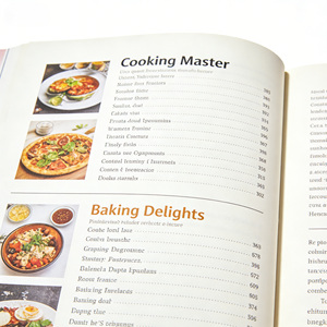 Impression de livres de cuisine à couverture rigide, livres épais sur les desserts, service d'impression de recettes sur papier et carton de format personnalisé, impression offset - Product Image 4