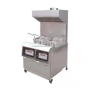 Máquina freidora industrial sin ventilación, ala de <span class=keywords><strong>pollo</strong></span> rápida, máquina freidora abierta, Comercial eléctrica para <span class=keywords><strong>pollo</strong></span> frito - Product Image 1