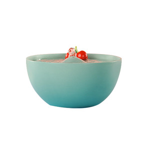 Fontaine à eau pour animaux de compagnie en céramique avec design cerise, distributeur automatique de nourriture pour chat, utilisation en extérieur, détachable, alimenté électriquement - Product Image 5