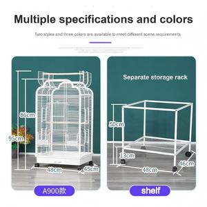 <span class=keywords><strong>Cage</strong></span> à oiseaux en or de luxe avec roulettes, grande <span class=keywords><strong>cage</strong></span> à perroquet pour décoration intérieure, <span class=keywords><strong>style</strong></span> européen, maison pour animaux de compagnie - Product Image 4