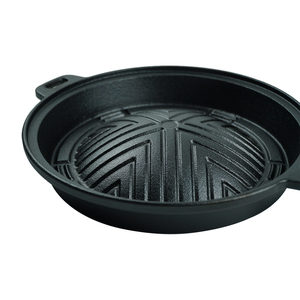 Padella in Ghisa Antiaderente Pretrattata Genghis Khan da 28 cm, Colore Personalizzabile, Adatta per Forno e Piani a Gas/Induzione - Product Image 3