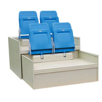 Sièges de sport de plein air pliants en plastique confortables de siège de stade creux Offre Spéciale en usine