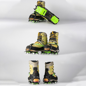 Crampones para Nieve, Escalada en Roca y Montañismo, con Dientes Largos y Cortos, para Caminar sobre Nieve - Product Image 6